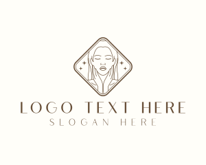 Cosmetic Face Lady Logo