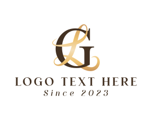 Letter Gl - Luxury Fashion Cosmetics logo design