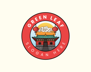 Cultural Chinese Temple logo design