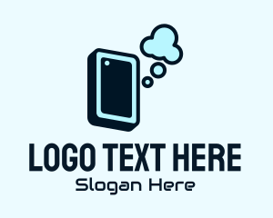 Mobile Smartphone Cloud  Logo