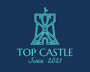 Gaming Fortress Castle  logo design