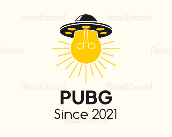 Light Bulb UFO Logo
