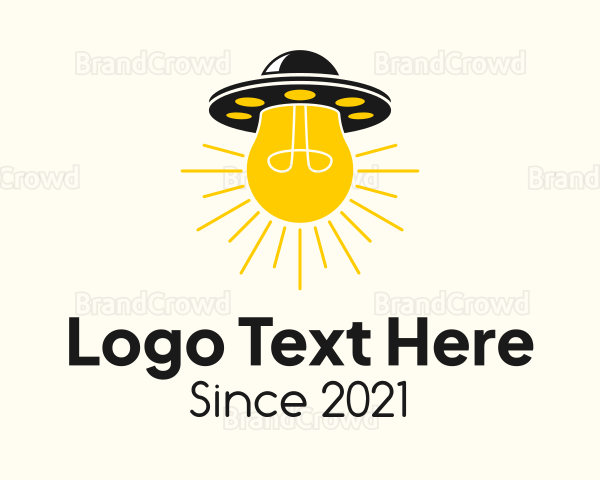 Light Bulb UFO Logo