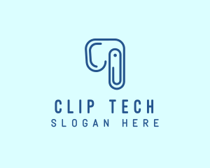 Elephant Paper Clip logo design