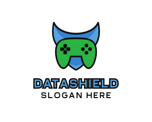 Orange Shield - Shield Game Controller logo design