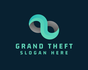 Gradient Infinity Loop Logo