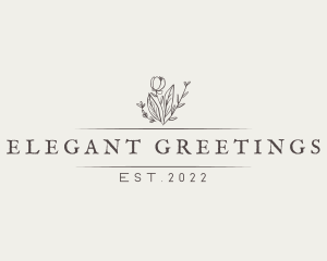 Elegant Garden Boutique  logo design