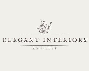 Elegant Garden Boutique  logo design