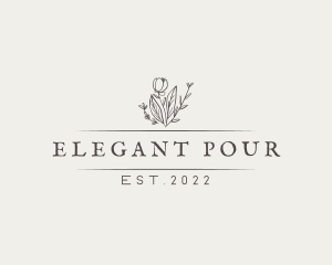 Elegant Garden Boutique  logo design