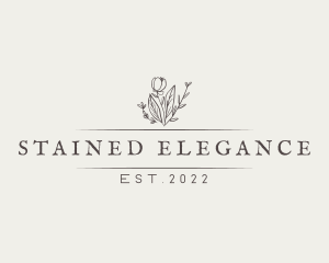 Elegant Garden Boutique  logo design