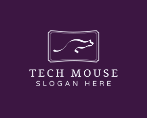 Animal Mouse Frame logo design