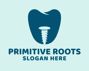 Blue Tooth Screw logo design