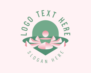 Healing - Healing Lotus Flower Pond logo design