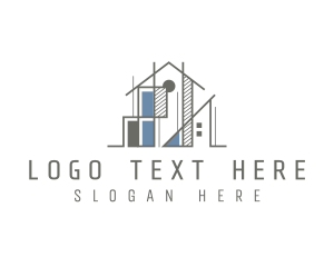 Engineer - Blueprint Home Builder logo design