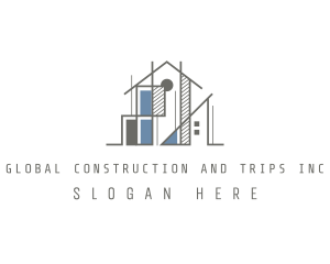 Fabrication - Blueprint Home Builder logo design