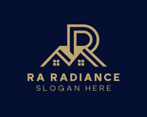 Realty House Letter R logo design