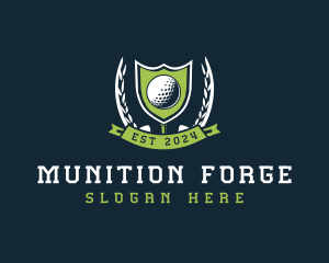 Golf Tournament Competition logo design