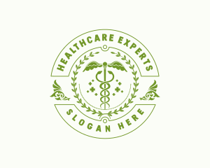 Caduceus Healthcare Physician logo design