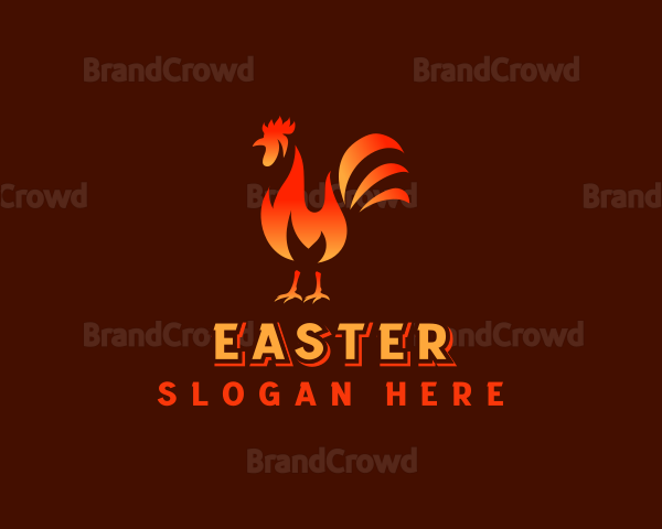 Chicken Flame Restaurant Logo
