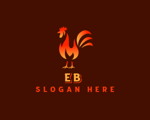 Cuisine - Chicken Flame Restaurant logo design