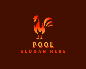 Roast - Chicken Flame Restaurant logo design