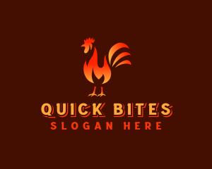 Fastfood - Chicken Flame Restaurant logo design