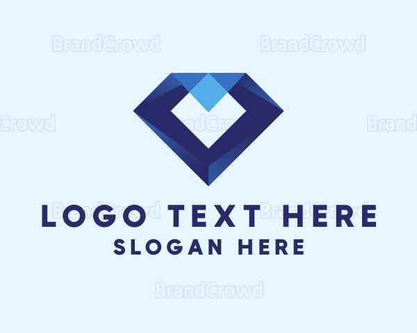 Geometric Diamond Business Logo