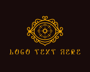 Visual - Ornament Star Eye logo design