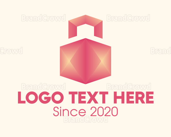 3D Home Package Delivery Logo