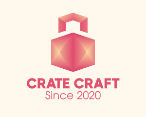 Crate - 3D Home Package Delivery logo design