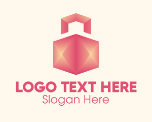 3D Home Package Delivery Logo
