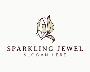 Luxury Organic Crystal logo design