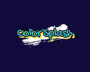 Neon Graffiti Paint logo design