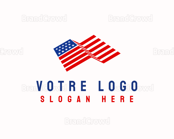 American Flag Heritage Logo