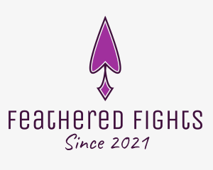 Purple Spades Spearhead  logo design