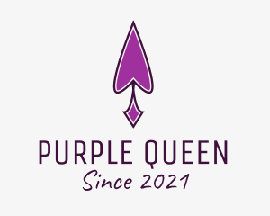 Purple Spades Spearhead  logo design