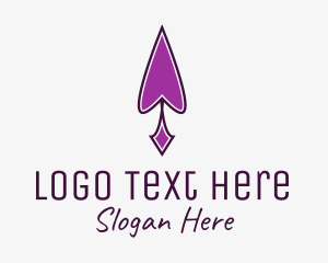 Purple Spades Spearhead  Logo