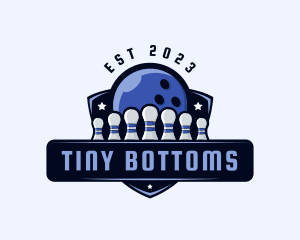 Tenpin Bowling Emblem logo design