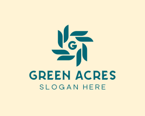 Modern Leaf Company logo design