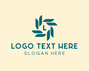 Pattern - Modern Leaf Company logo design