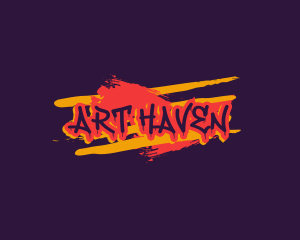 Graffiti Art Paint logo design