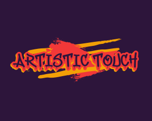 Graffiti Art Paint logo design