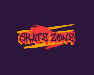 Graffiti Art Paint logo design