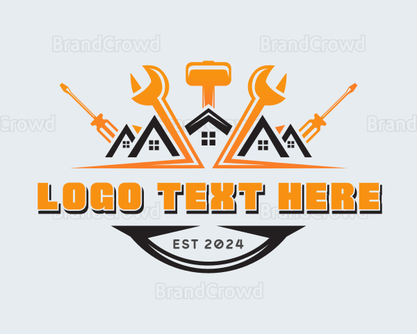 Carpentry Tools Repair Logo