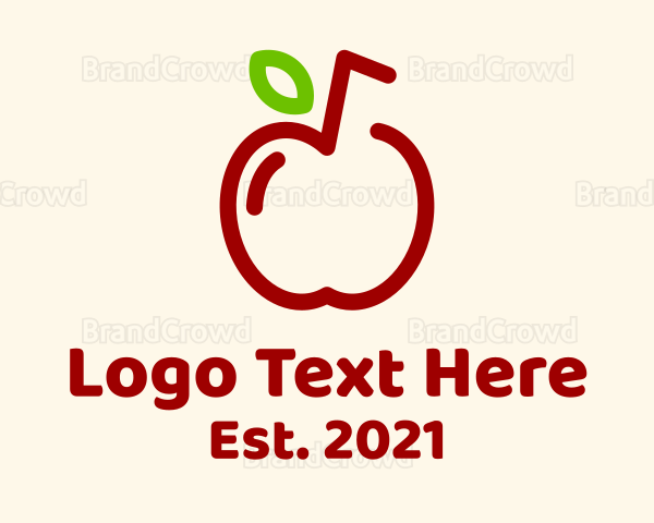 Apple Fruit Juice Logo