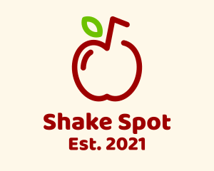 Shake - Apple Fruit Juice logo design