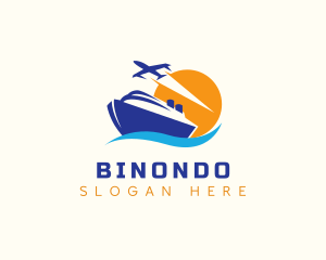 Tourism - Cruise Plane Travel logo design