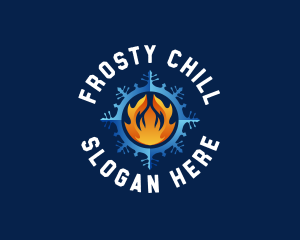 Cold - Hot Cold Refrigeration logo design