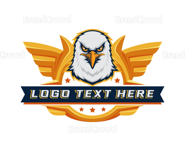 Eagle Wings Gaming Mascot Logo