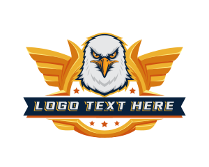 Avatar - Eagle Wings Gaming Mascot logo design